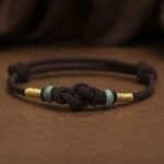 Red Jade Luck Fate Knot Braided Couple Bracelet