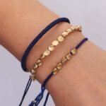 Tibetan copper bead healing and protective luck bracelet set