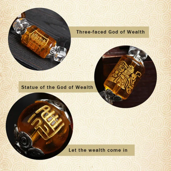 Tiger Eye Bead Fortune Prosperity Bracelet