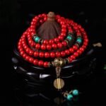 Tibetan Mala Red Turquoise Lucky Necklace Bracelet