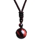 Tibetan Tiger's Eye Protection Necklace