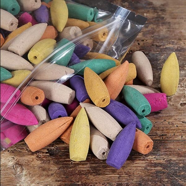 Mixed Aroma Backflow Incense 50 Cones Pack