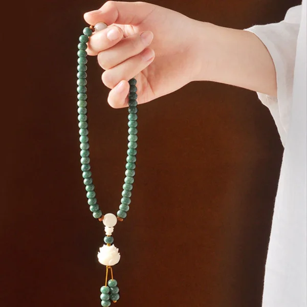 Lotus Cyan Bodhi Seed Success Bracelet